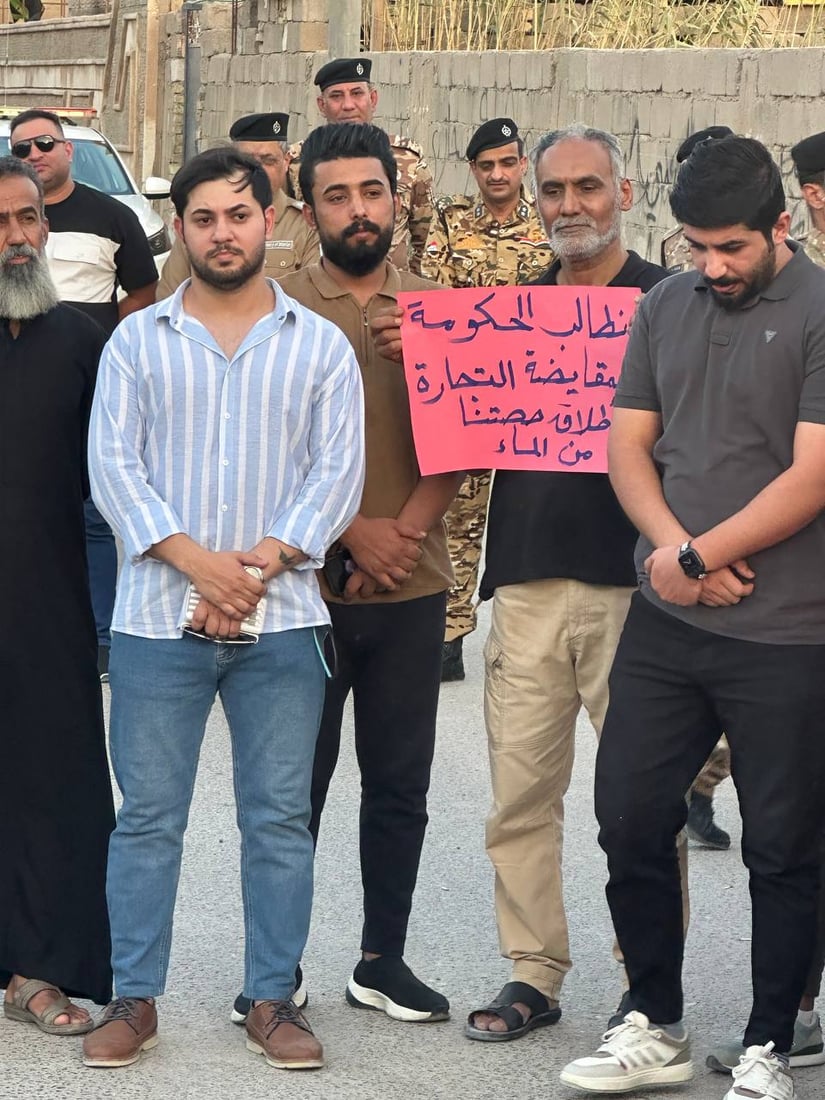 فيديو: البصرة غاضبة على تركيا.. تظاهرة أمام القنصلية تهتف “بصوت سمعها السفارة”