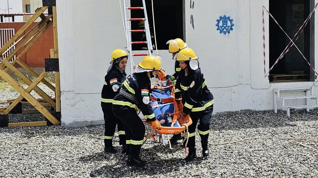 تیمێكی ئه‌ڵمانى تاقیكردنه‌وه‌ به‌ تیمه‌كانى وه‌ڵامدانه‌وه‌ى خێرا له‌هه‌رێمی كوردستان ده‌كه‌ن