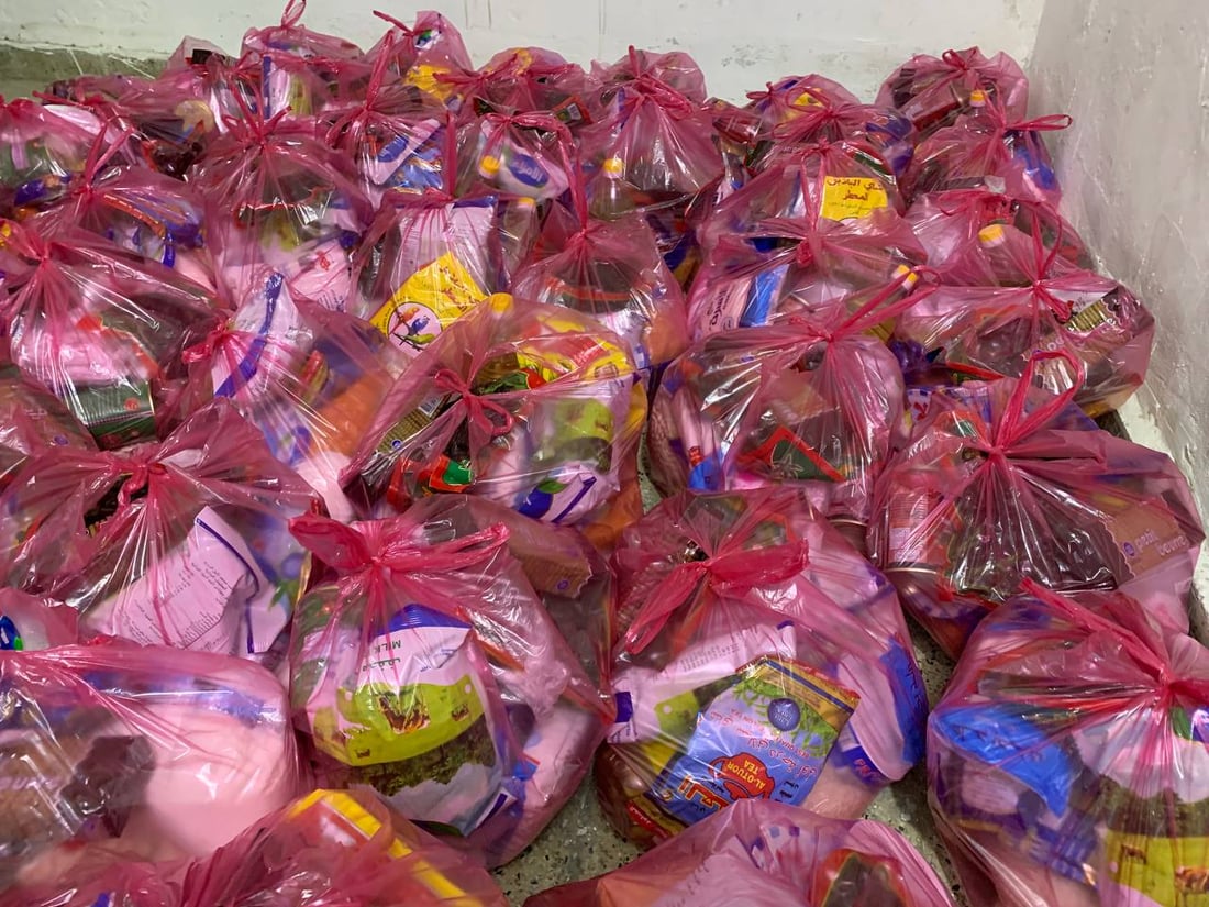 اليرموك تجمع 1000 سلة غذائية للمحتاجين في رمضان.. أول وجبتين لكربلاء والتاجي