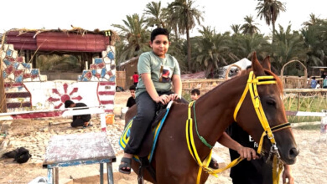 Maysan horse-riding club opens courses to children with autism