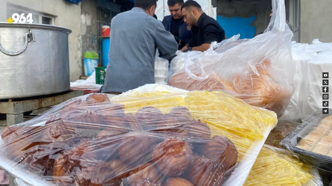 گەنجێکی دهۆک بەخۆڕایی خواردن دەداتە کرێکاران