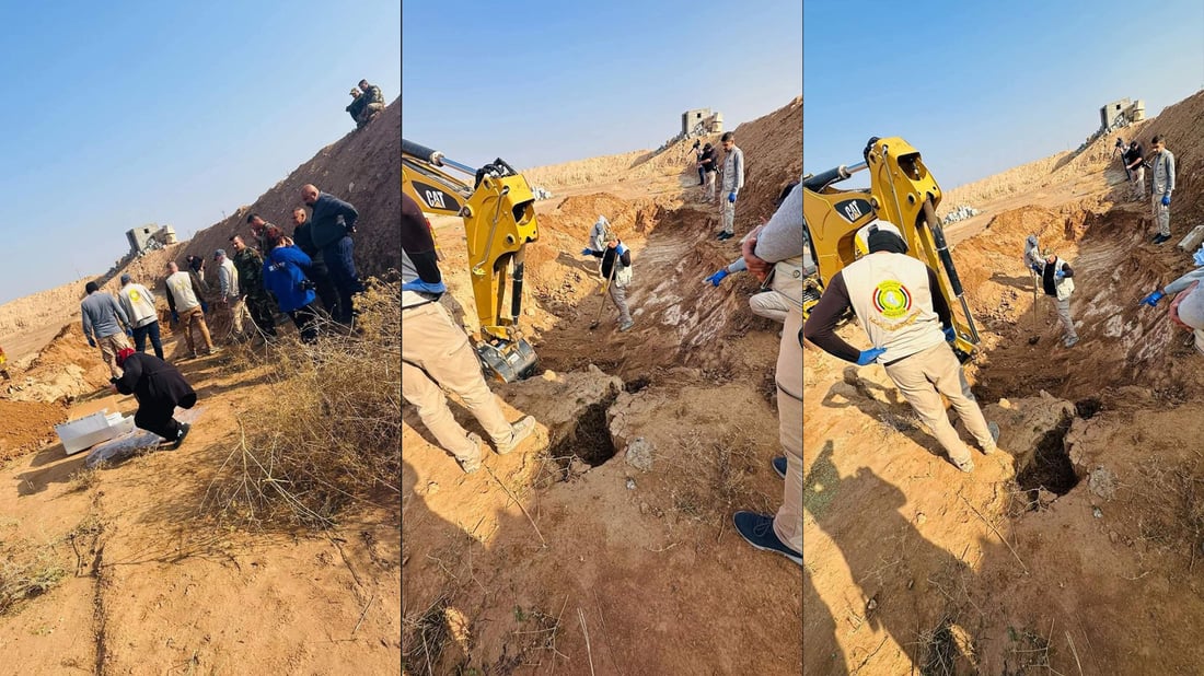 Four mass graves identified in Kirkuk, tied to Baath era and ISIS rule