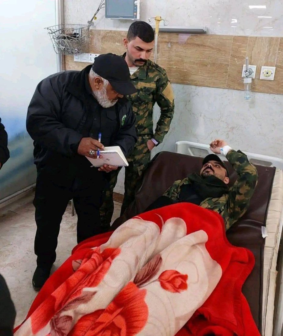 شباب كركوك يهبون إلى مستشفى آزادي لإنقاذ جرحى الحشد