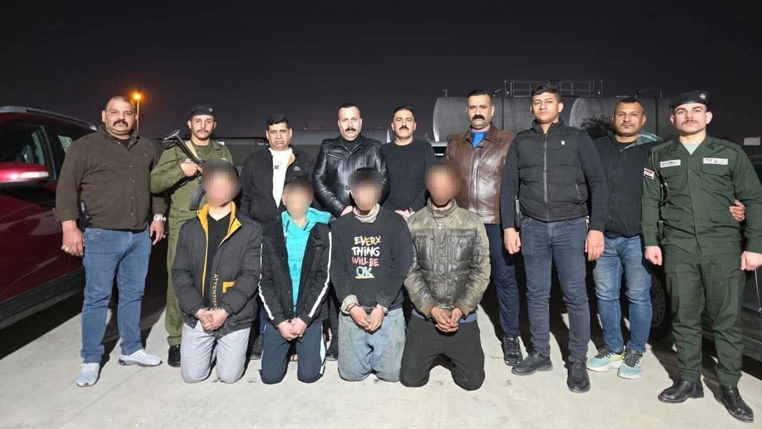 عصابة في كركوك تسرق الدراجات وتغير لونها.. وقعوا بقبضة الشرطة