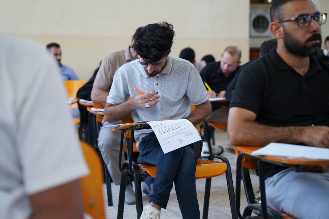 نقابة الصحفيين تختبر 250 متقدماً للانتساب وتغيير الصفة من ميسان وواسط (صور)