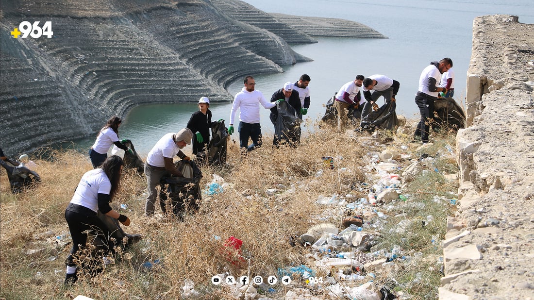 خۆبەخشەکانی جوانی کوردستان لە کەناری دەریاچەی دوکان بوون