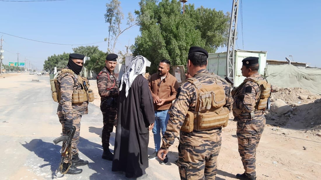 صور من النجف: الشفل الأصفر يقتلع البسطيات في شوارع الرسول والقديمة ومحيط الإمام