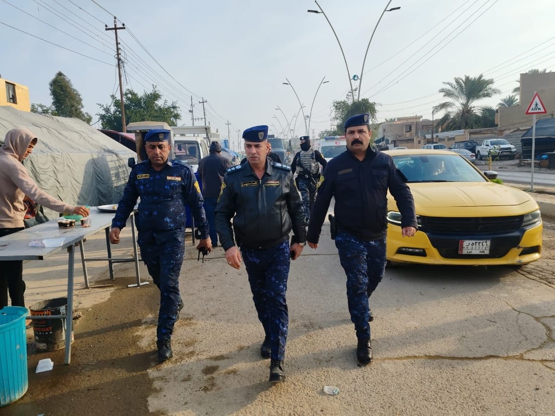 صور من تأمين زيارة الإمام علي الهادي في سامراء