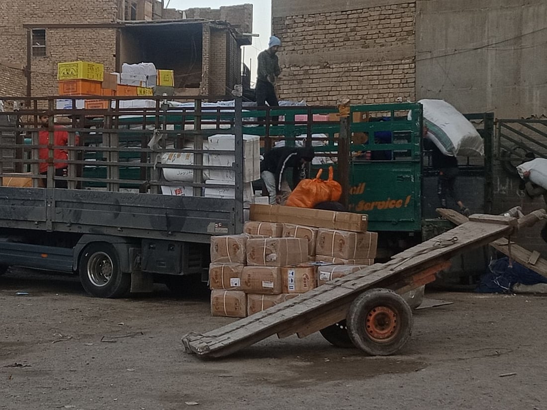 بغداد تفضل قوافل تركيا.. 3 أسباب ترفع تكاليف نقل البضائع إلى الشورجة