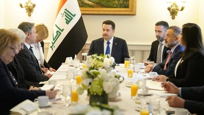 Sudani and U.S. Secretary of State Blinken meet in Washington
