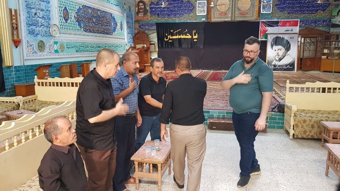 صور: تيار الصدر يؤبّن السيدة “جوليت”.. مسيحية عاشت وتوفيت في سدة الهندية