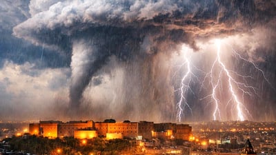 هەوری سۆپەرسێل روو لە بەشێکی ناوچەکانی هەرێمی کوردستان دەکات