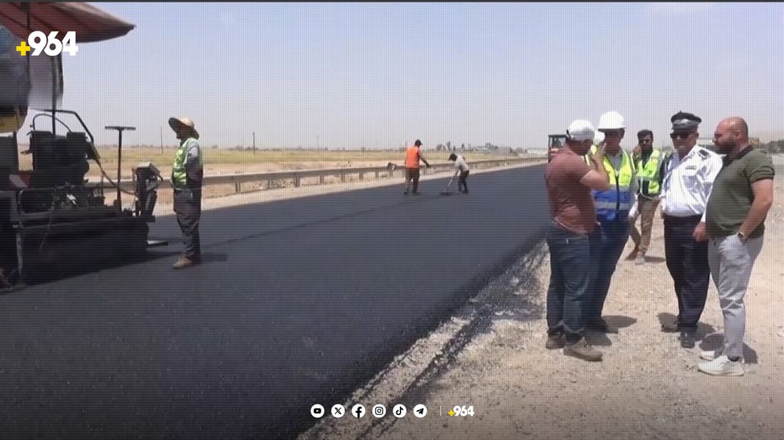 رێگای نێوان کەرکوک – بەغدا نۆژەندەکرێتەوە