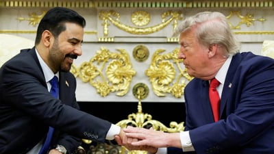 الزيدي يرسل لترامب اسم “المالك الحقيقي”.. 80% من عقود الحكومة في تهمة مع إيران!