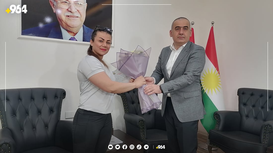 ئیداره‌ى راپه‌ڕین‌ پێشوازى له‌ كچه‌ پاڵه‌وانه‌كه‌ى كرد