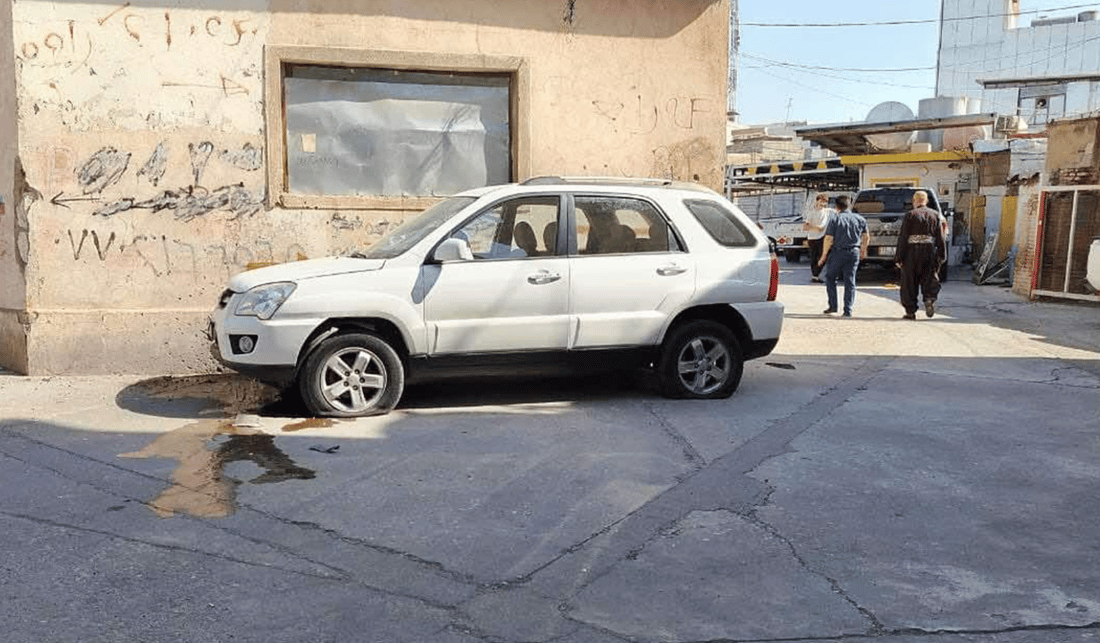 Grenade explosion damages car in central Sulaymaniyah over suspected ‘personal dispute’​