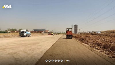 شه‌قامێكی 100 مه‌ترى 5 و 8ـى حه‌سارۆك به‌یه‌كه‌وه‌ ده‌به‌ستێته‌وه‌