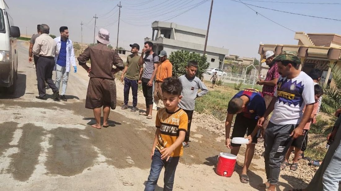 صور من الحويجة: انهيار جامع وقاعة مناسبات أثناء الصب بسبب خلل هندسي