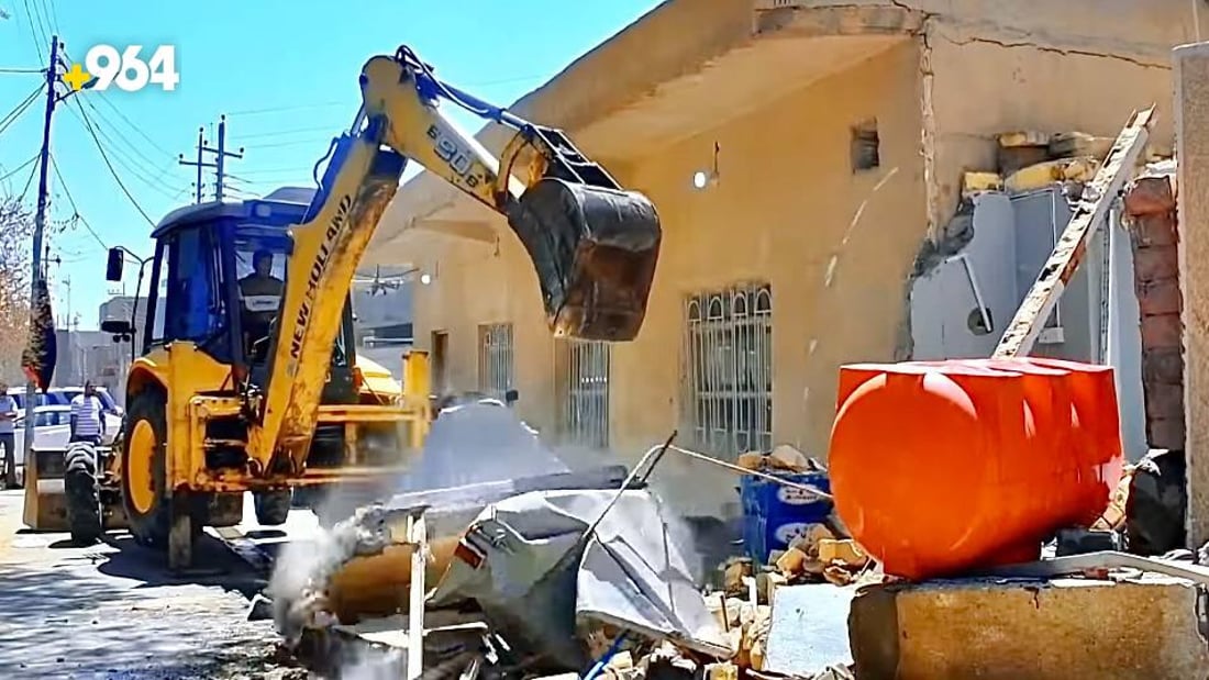 آخر 24 ساعة.. “الشفل” سحق تجاوزات أزقة وأسواق في البصرة والبقية غداً (صور)