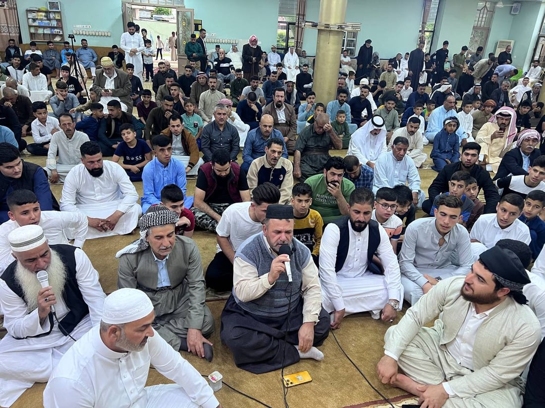 خطيب داقوق يدعو لتشكيل الحكومة المحلية في كركوك.. صور من الجامع الكبير بـ “خورز”