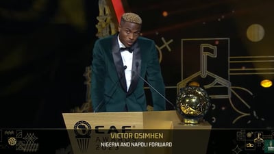 ئۆسیمین بالۆن دۆری ئه‌فریقای به‌ده‌ستهێنا