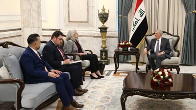 الرئيس عبداللطيف يلتقي سفيرة واشنطن ويبحث معها المشاركة في مؤتمر نيويورك للمياه