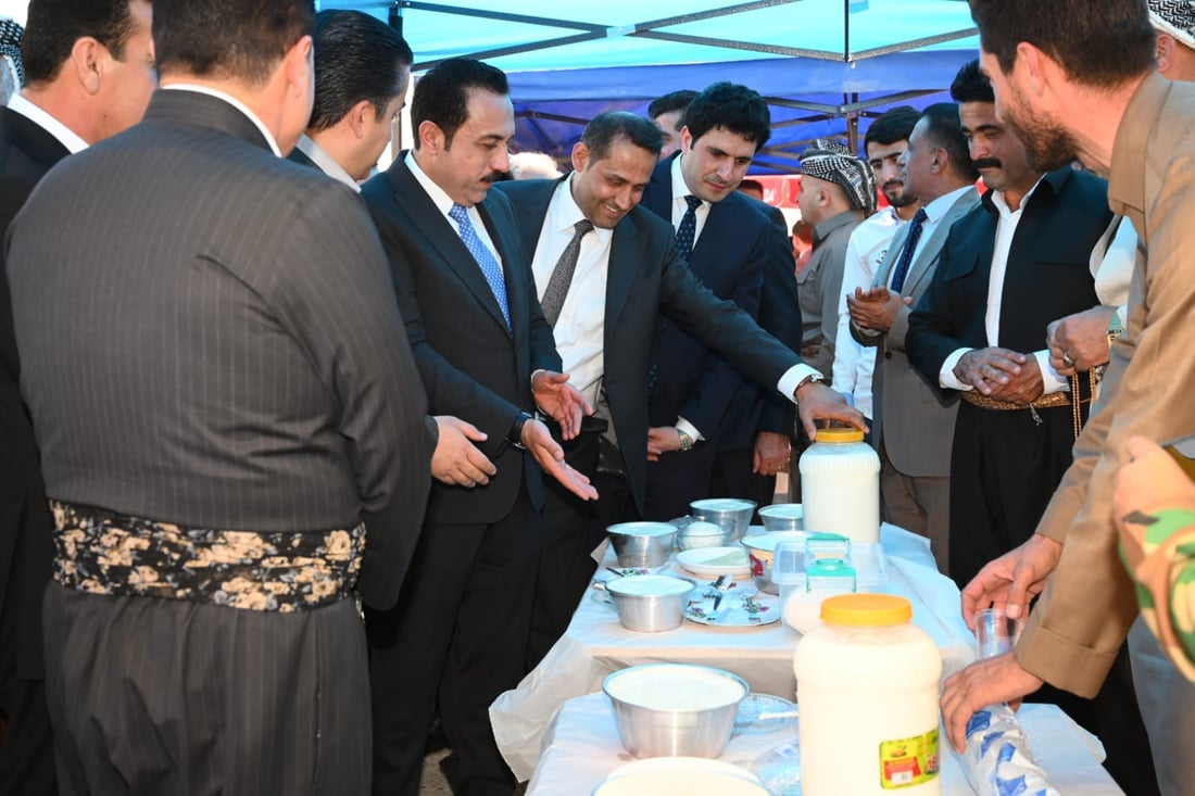 صور: أربيل تريد رفع كمية وجودة اللبن والعسل.. والمحافظ يشارك في مهرجان السهل