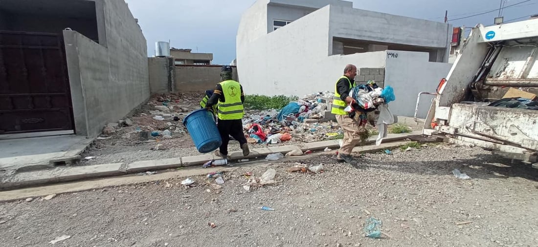 لە قوشتەپە زیاتر لە 800 تۆن خۆڵ و خاشاک کۆکرایەوە