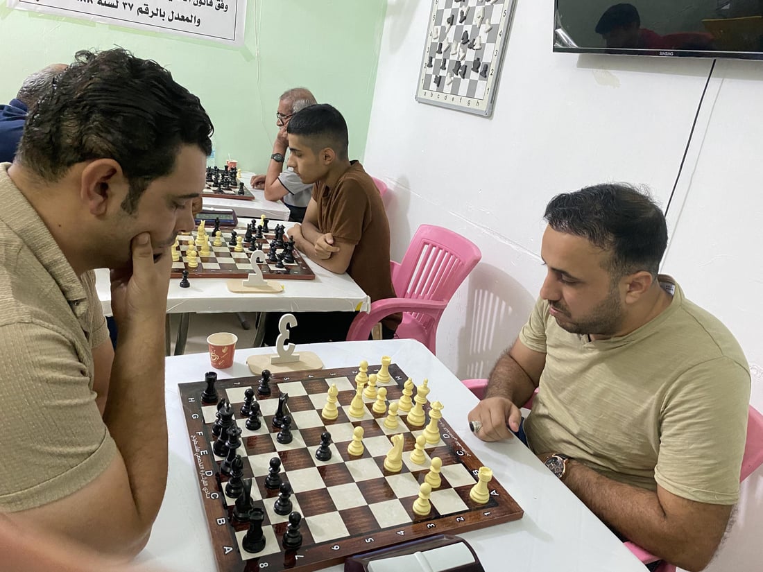الناصرية تستعد لعبادان والكويت.. منافسات شطرنج بنظام “رابد” المحفز (صور)