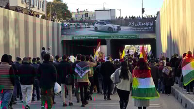 بورغوى بانگەشە تەڵەى خۆپیشاندەرانە