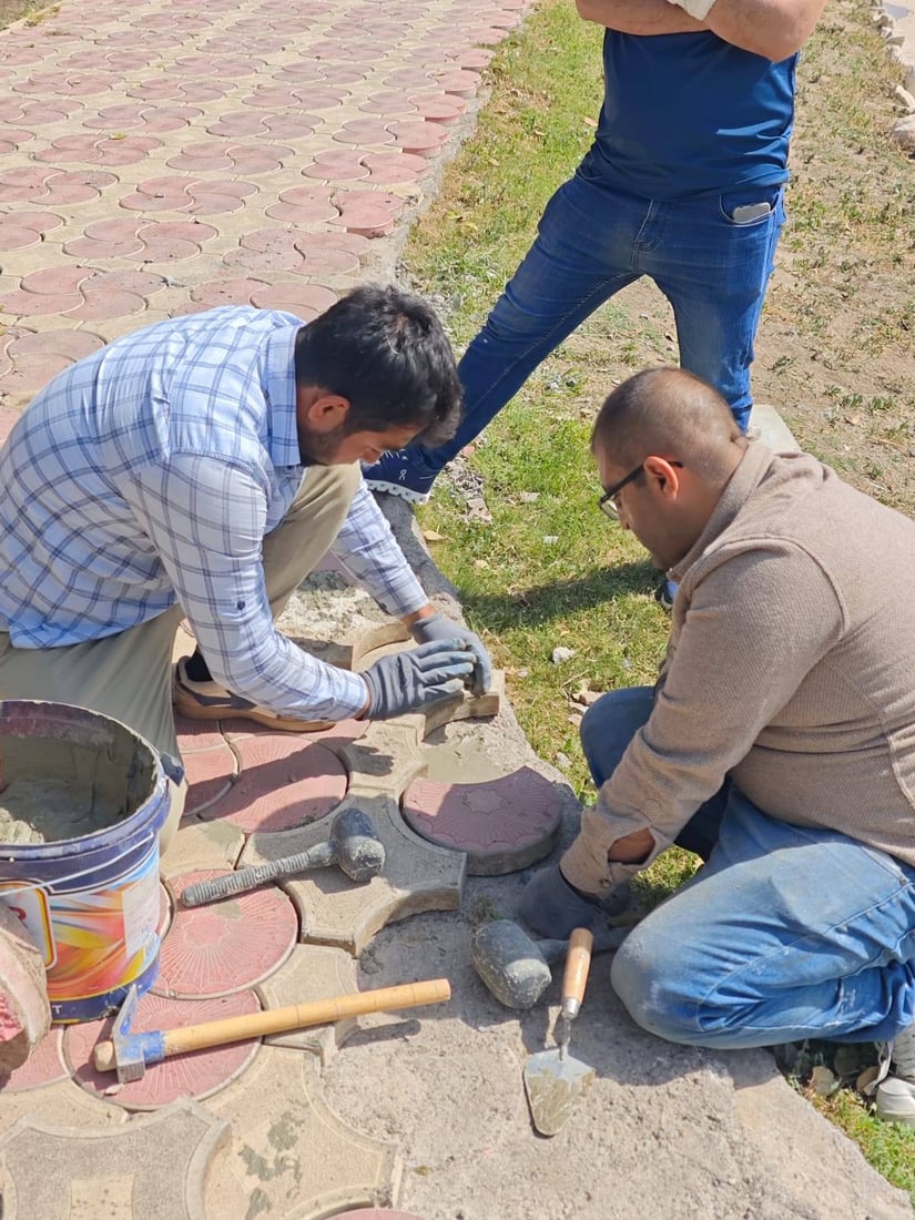 پارک و باخچەکانى هەولێر نۆژەن دەکرێنەوە