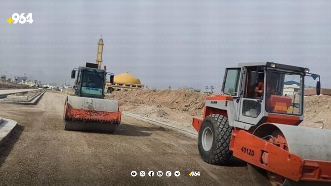 گەڕەکی پێنجی حەسارۆک دەبێتە خاوەن شەقامێکی 30 مەتری
