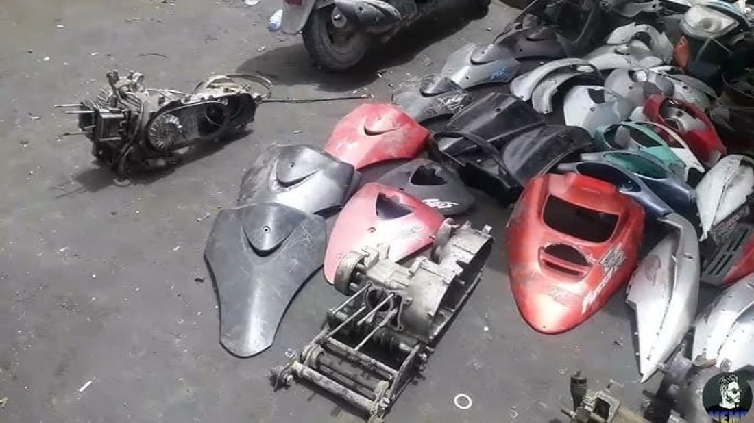 Police arrest six in Diwaniyah over motorcycle theft gang