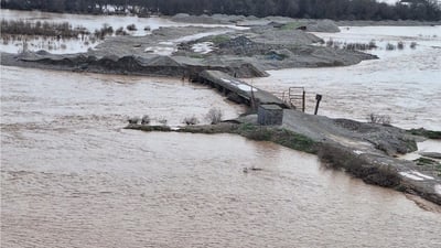 بەهۆی رووخانی پردێکەوە رێگای ھاتووچۆی 20 گوندی گەرمیان نەماوە