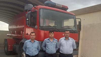 دوو تیمی ئاگركوژێنه‌وه‌ گه‌نم و جۆى مەلاقەرە ده‌پارێزن