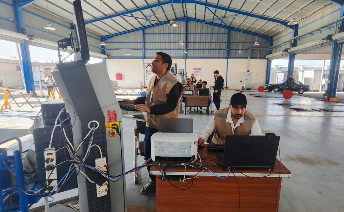 صور: السوداني يتجول في مديرية المرور العامة