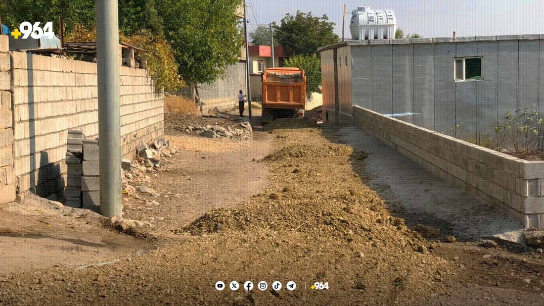 گوندی مالومە لەسەر گیرفانی خۆیان رێگاکەیان بۆ چاکرا