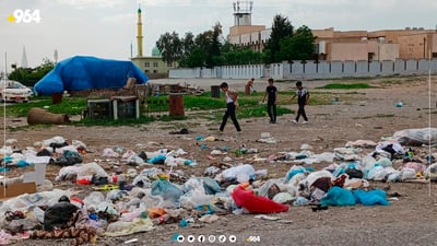 گۆڕەپانێک لە قەزای بنەسڵاوە بوەتە زبڵدان