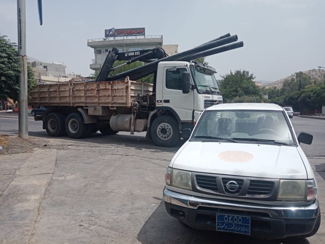 ئاگركەوتنەوە دابەشكردنی ئاوى لە پڕۆژەیه‌كی ئاوی دوكان وەستاند