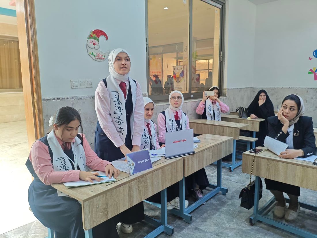 النسور أولاً على بابل في “المناظرات”.. وصلوا آخر مرحلة قبل مونديال قطر (صور)