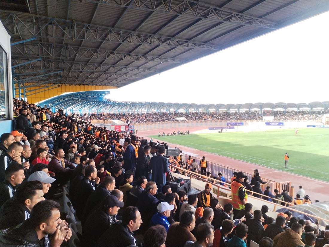 صور: الحلبوسي وكاساس وآلاف الجماهير خلال مباراة انتهت بالتعادل بين الكرمة والزوراء