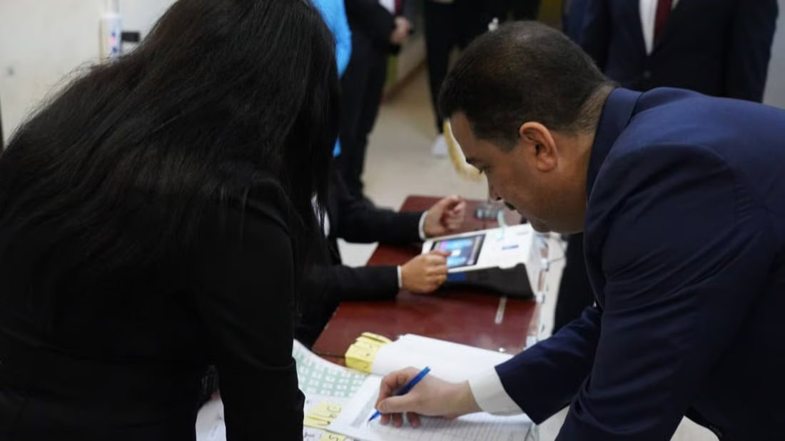 Al-Sudani casts his vote in provincial council elections