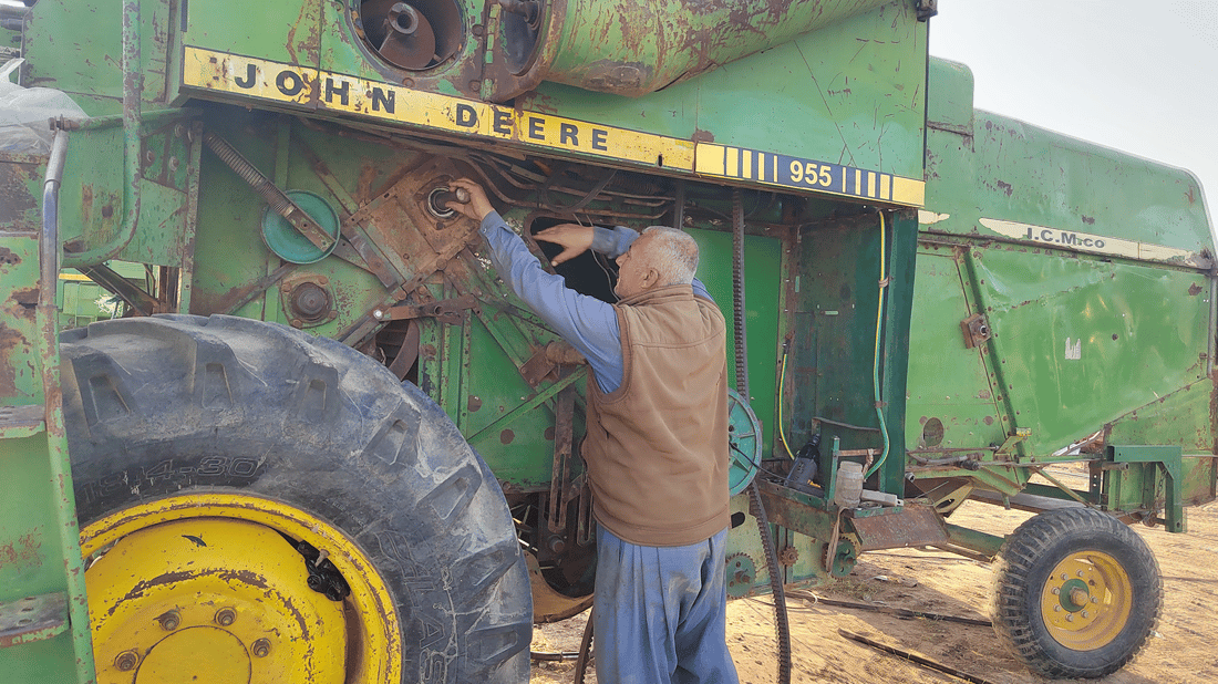 لە گەرمیان خاوەن دەڕاسەکان خۆیان بۆ دروێنە ئامادە دەکەن
