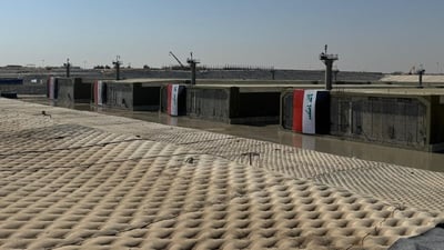 فيديو جوي: حان الوقت يا بصرة.. البحر يغمر نفق الفاو والاختبار نهائي