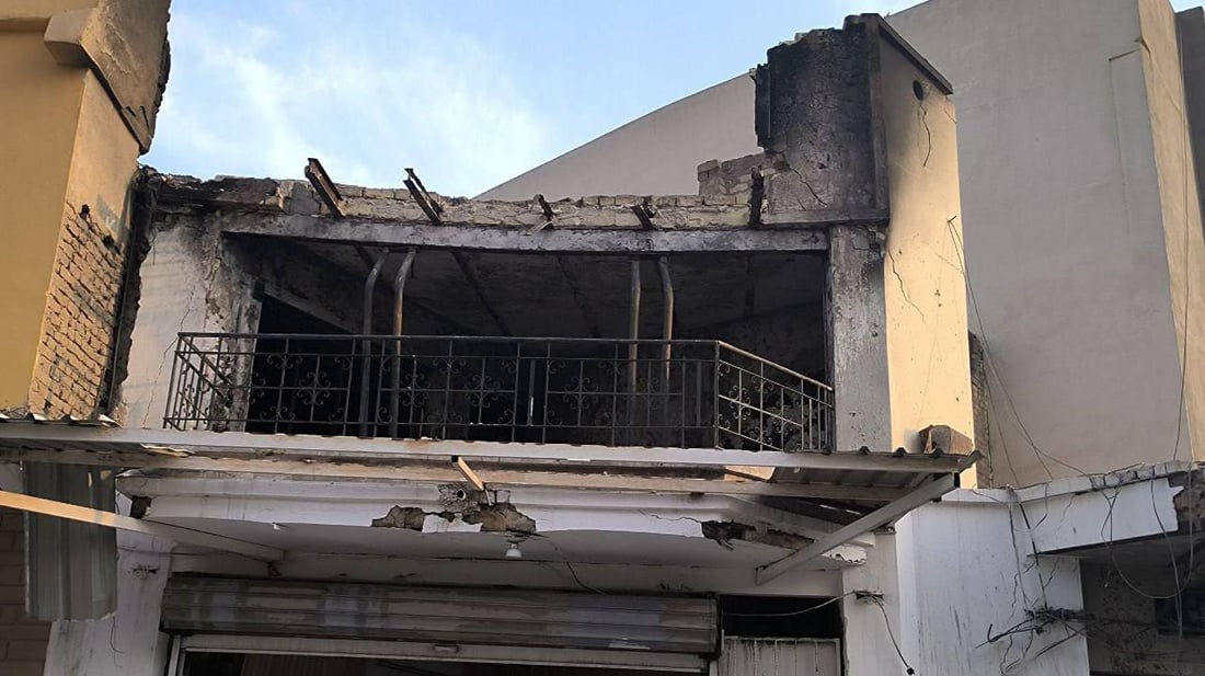 بعقوبة: حريق يلتهم شقة سكنية قرب “فلكة العنافصة” (صور)