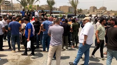 تظاهرة سلم الرواتب في ساحة التحرير: وفد إلى مجلس الوزراء والبرلمان (فيديو)