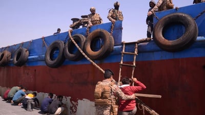 کەشتییەکی بێ مۆڵەت بە کاپتنێکی ئێرانی و شەش هندییەوە گیرا