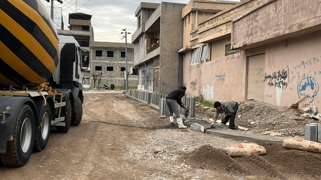 … پرۆژەی رێگاسازی گەڕەکی ماکۆک دەستیپێکرد