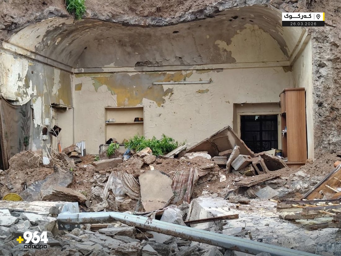 بەهۆی با و بارانەوە دوو خانوو روخاون و پێنج کەسیش بریندارن