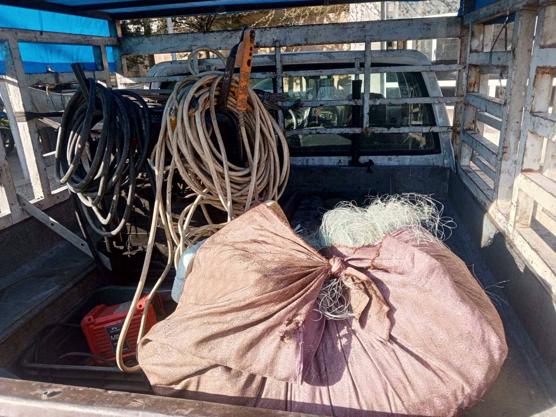Environmental police arrest seven at Darbandikhan Lake for illegal fishing during seasonal ban